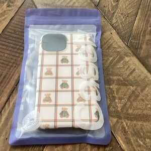 Casely Plaid Bear IPhone 14 Case